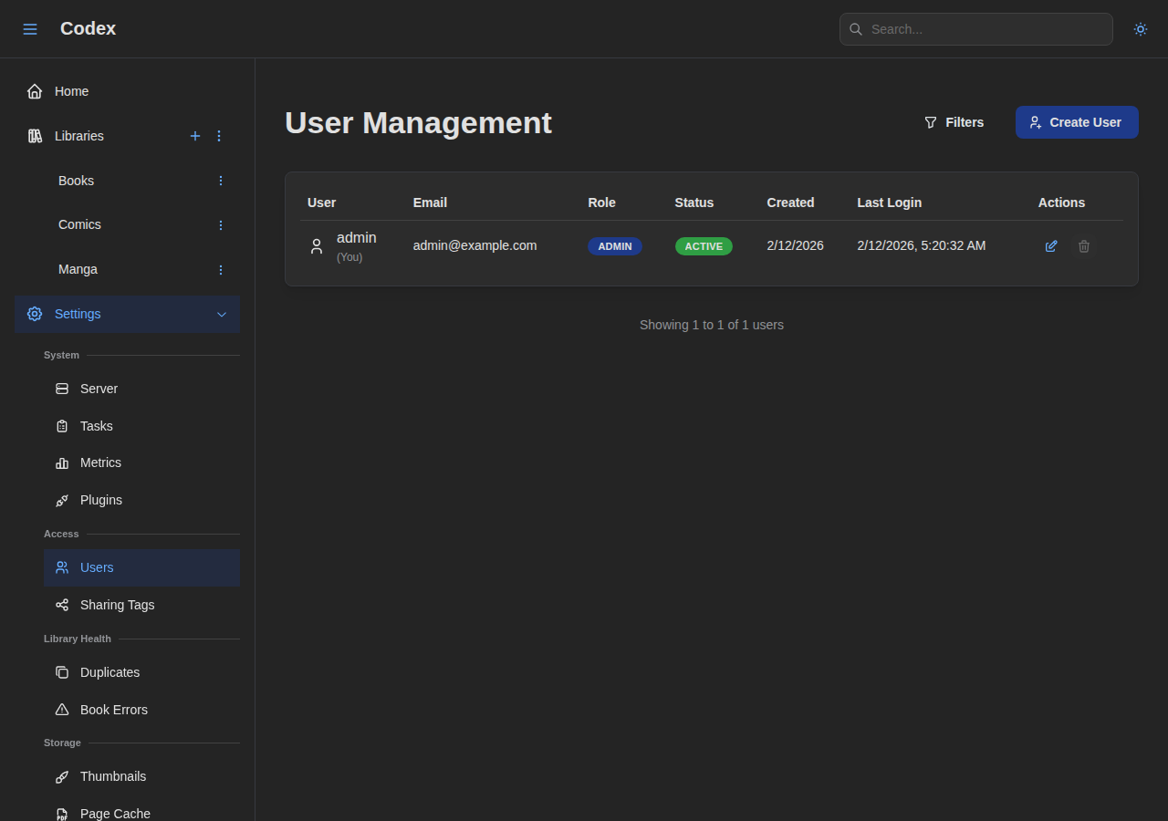 User Management
